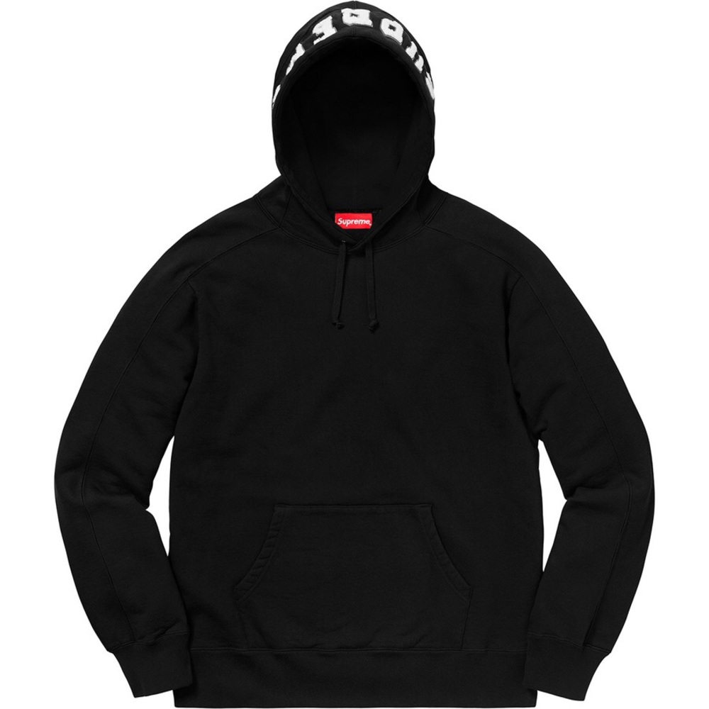 Supreme Paneled Hooded Sweatshirt Black